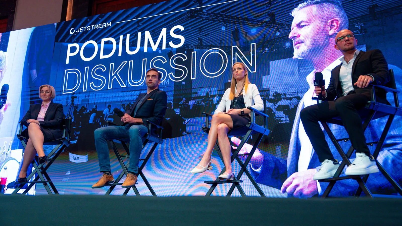 Podiumsdiskussion auf einem Jetstream Meeting