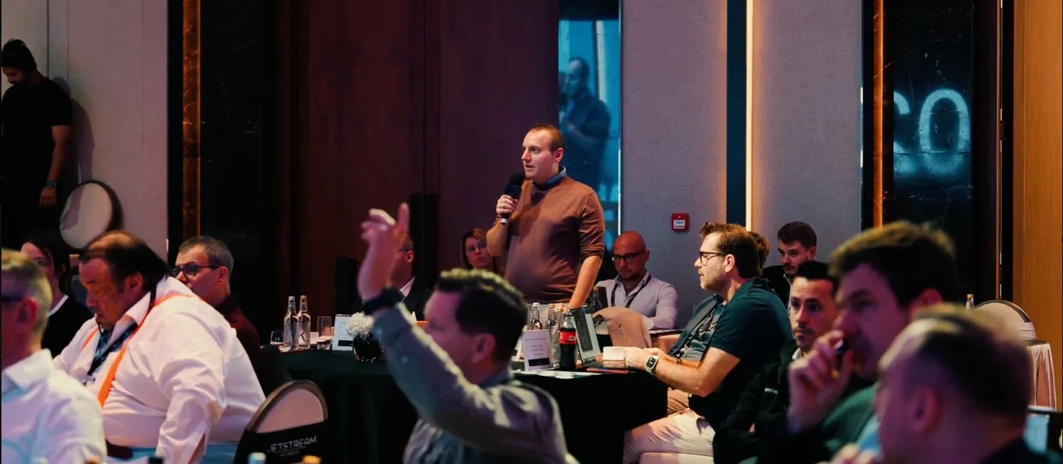 Member asking a question during a Jetstream meeting